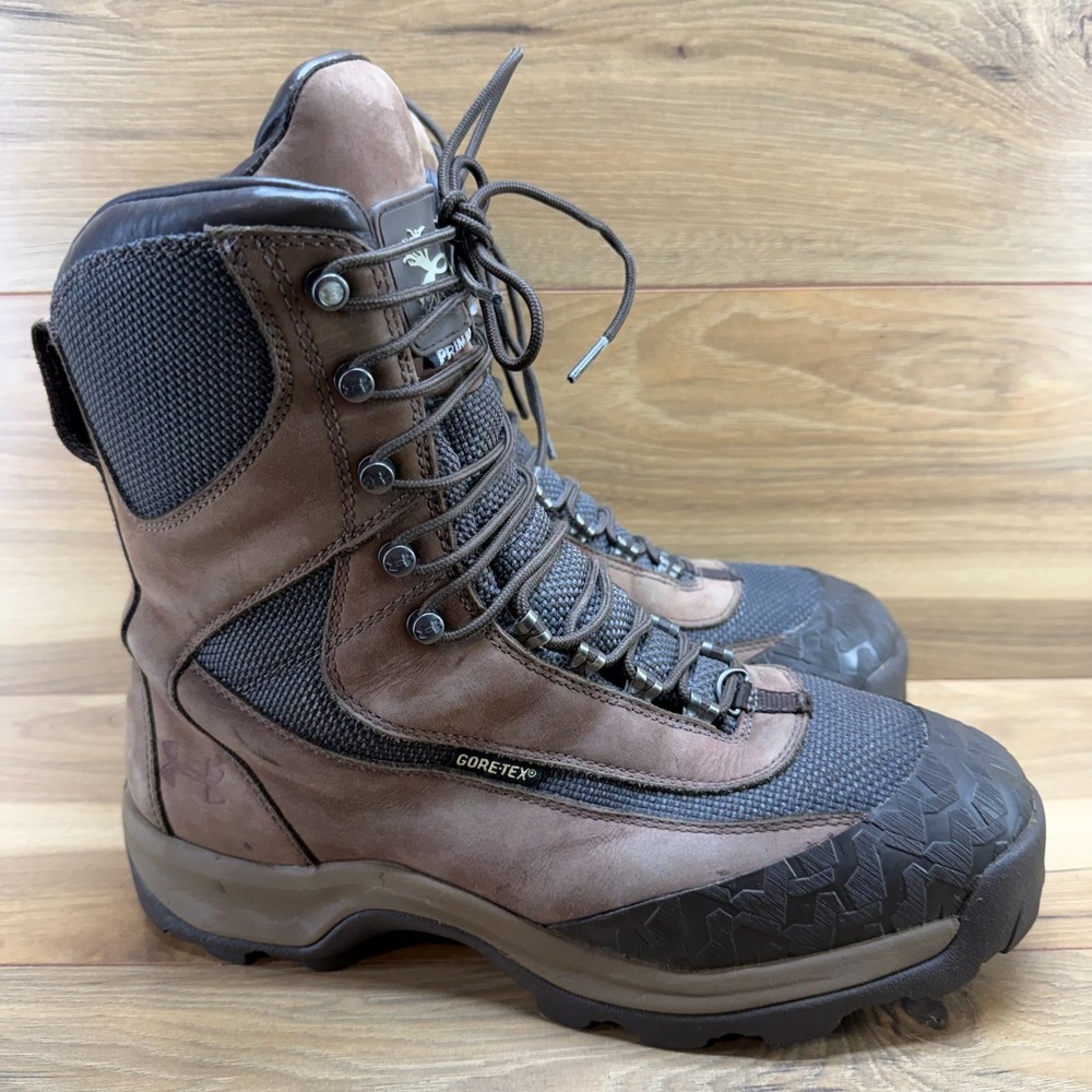 Under Armour Ridge Reaper Boots Mens 12 GTX Brown Waterproof Lace Up